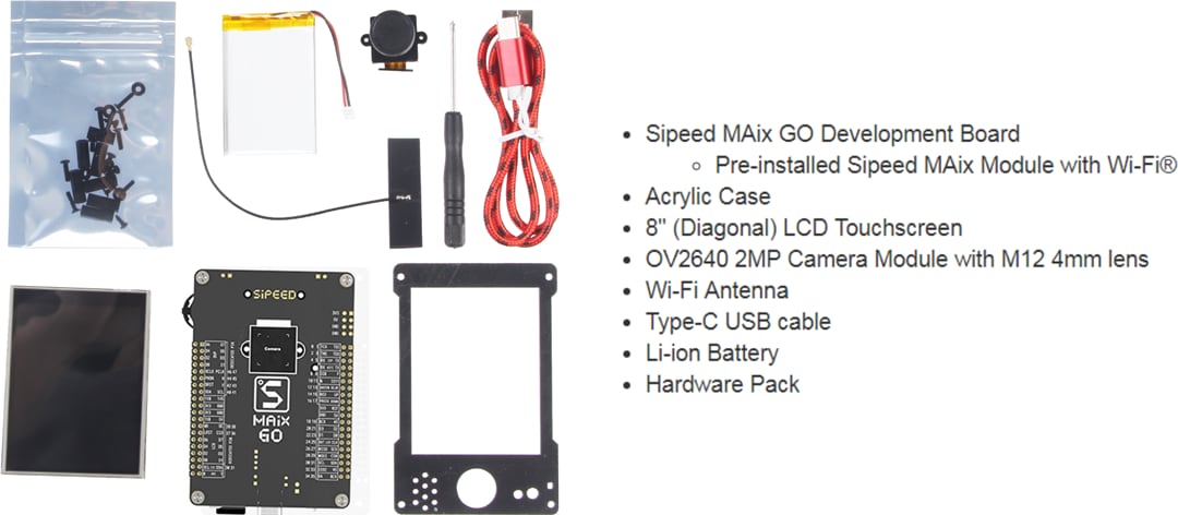Seeed Studio Sipeed max Go Kit的介绍、特性、及应用 - 华强商城