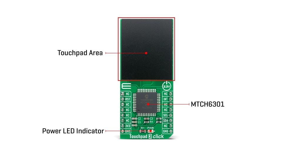 Mikroe TouchPad 3 Click的介绍、特性、及应用