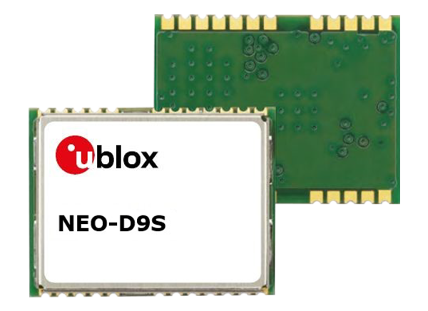 u-blox NEO-D9S D9校正数据接收器的介绍、特性、及应用