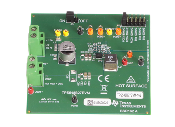 德州仪器TPS548B27EVM-162转换器评估模块的介绍、特性、及应用