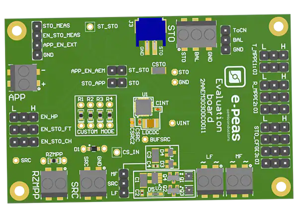 e-peas EVK30300评价板(2AAEM30300C0011)的介绍、特性、及应用