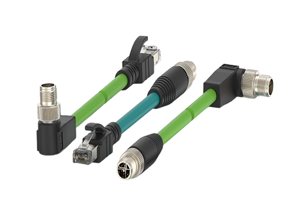 TE Connectivity M12 D-Code线缆集和M12 D-Code RJ45线缆集的介绍、特性、及应用
