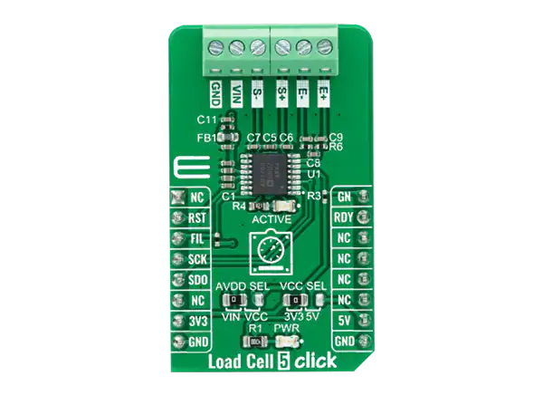 Mikroe Load Cell 5 Click的介绍、特性、及应用