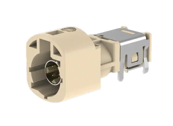Raydiall Automotive HSD PCB 90°连接器的介绍、特性、及应用