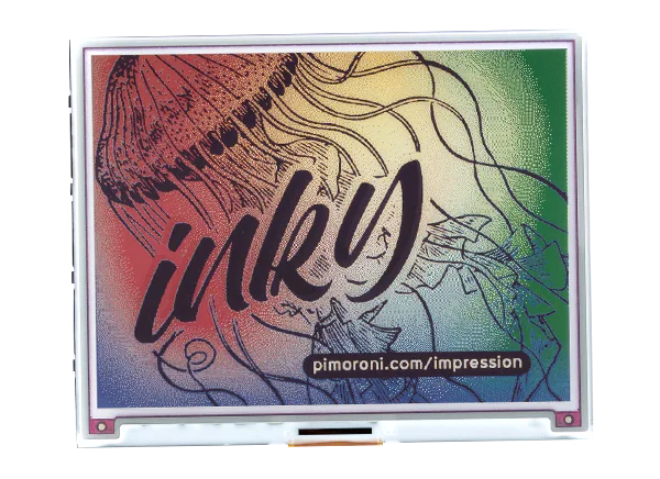 Pimoroni PIM534 Inky Impression(7色纸/eInk/EPD)显示器的介绍、特性、及应用