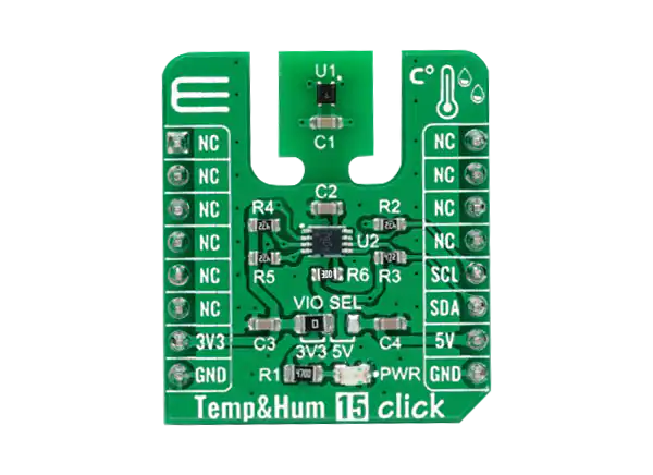 Mikroe temp & Hum 15 click的介绍、特性、及应用