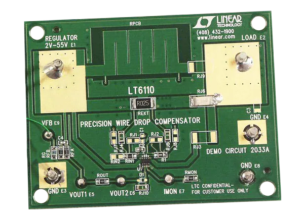 亚德诺半导体LT6110演示板DC3033A的介绍、特性、及应用