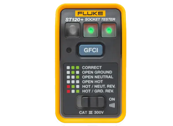 Fluke ST120 & ST120+ GFCI插座测试器的介绍、特性、及应用