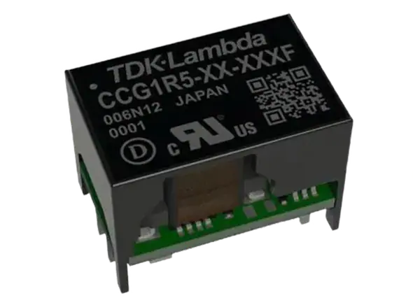 TDK-Lambda CCG1R5 1.5W & CCG3 3W隔离DC-DC转换器的介绍、特性、及应用