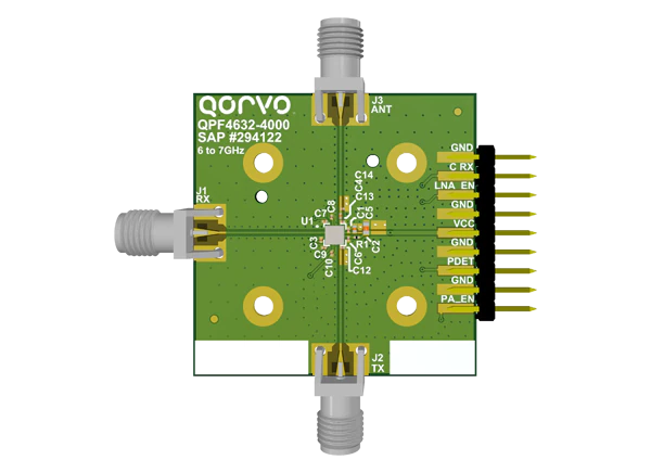 Qorvo QPF4632EVB评价板的介绍、特性、及应用
