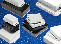 哈蒙德的1551W系列微型塑料外壳