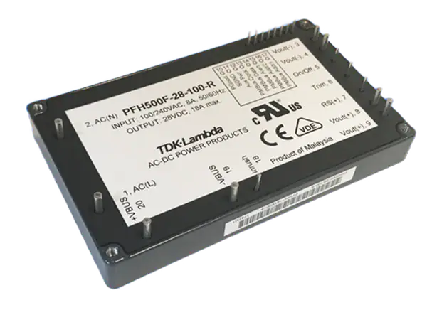 TDK-Lambda PFH500F 500W高效交直流电源模块的介绍、特性、及应用