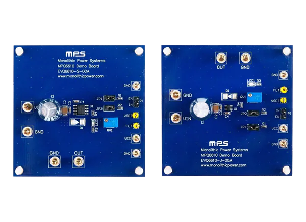 单片电力系统(MPS) EVQ6610-S-00A & EVQ6610-J-00A评估板的介绍、特性、及应用