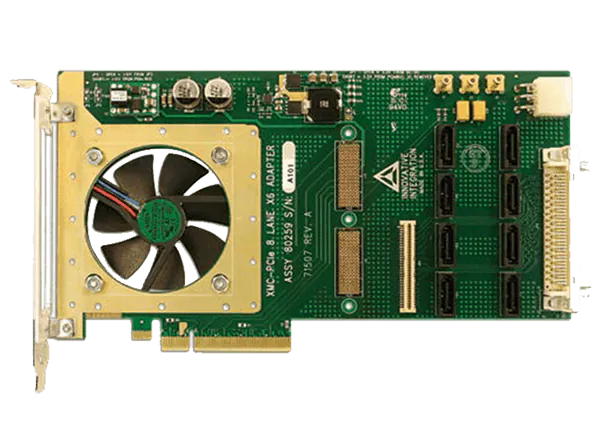 ISI / Molex PCIe XMC x8 Lane Adapter的介绍、特性、及应用