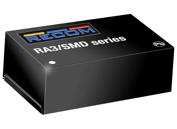 RECOM Power RA3系列3W DC-DC转换器的介绍、特性、及应用