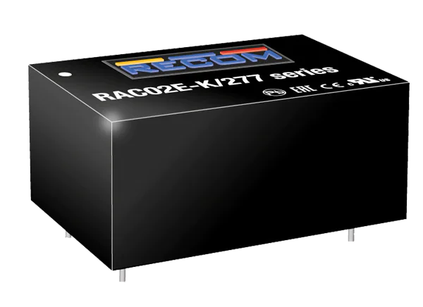 RECOM Power RAC20E-K/277 20W单输出AC/DC转换器的介绍、特性、及应用