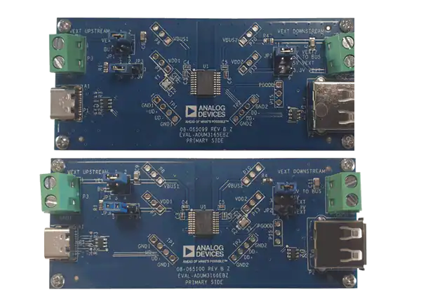 EVAL-ADuM3165和EVAL-ADuM3166评估板