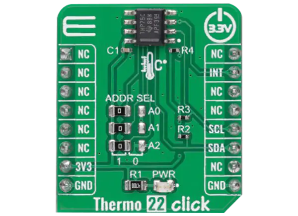 Mikroe Thermo 22 Click的介绍、特性、及应用