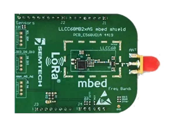 Semtech LLCC68 LoRa Core Mbed shield的介绍、特性、及应用