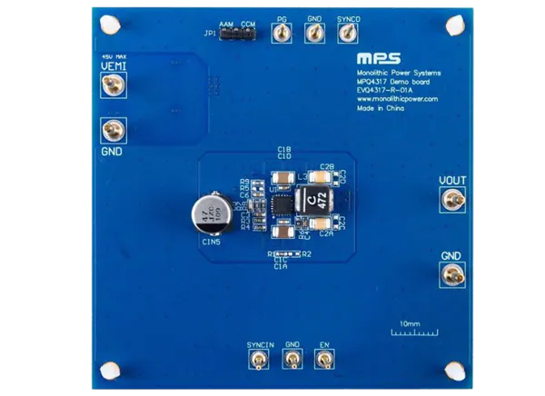 芯源系统(MPS) EVQ4317-R-01A评估板的介绍、特性、及应用