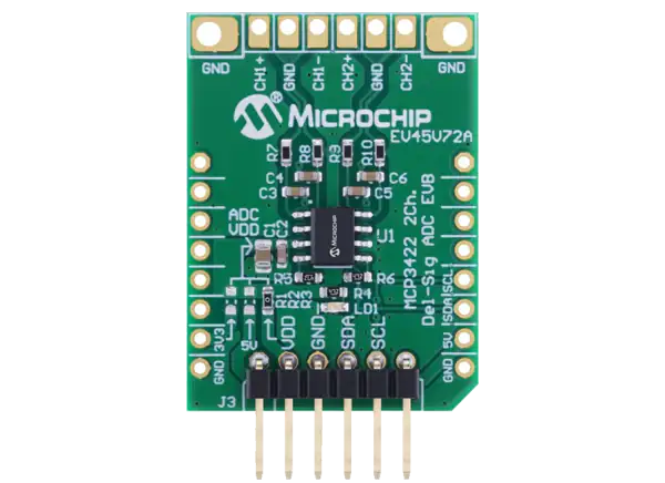Microchip Technology EV45V72A MCP3422评估板的介绍、特性、及应用