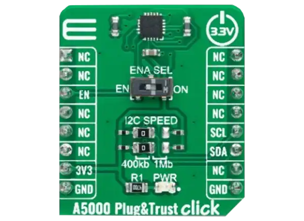 Mikroe A5000 Plug & Trust Click的介绍、特性、及应用