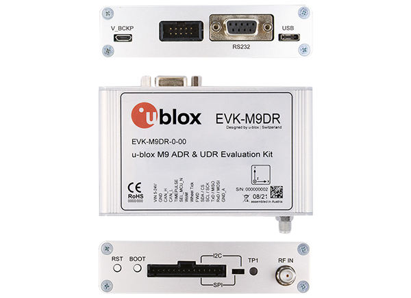 u-blox EVK-M9DR M9 GNSS航位推算评估试剂盒的介绍、特性、及应用