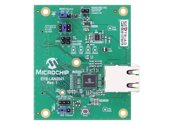 Microchip Technology EVB-LAN8841评估板的介绍、特性、及应用