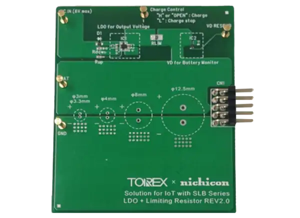 Torex Semiconductor Nichicon SLB系列评估板的介绍、特性、及应用