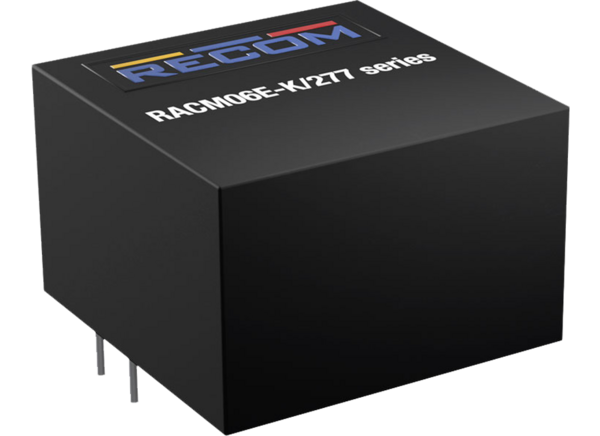 RECOM电源RACM06E-K/277交流/直流电源的介绍、特性、及应用