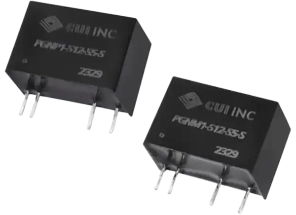 CUI公司PGNM1-S/PGNP1-S隔离型DC-DC变换器的介绍、特性、及应用