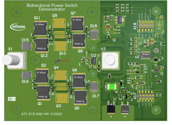 英飞凌技术公司R 12V PDU SWITCH20演示板的介绍、特性、及应用