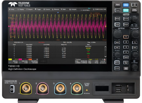 Teledyne LeCroy T3DSO2000HD数字示波器的介绍、特性、及应用