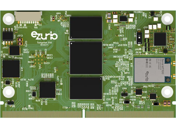 Ezurio钨sten510 SMARC SOMs的介绍、特性、及应用