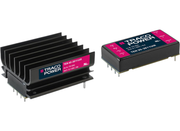 TRACO Power TEN 30UIR/40UIR DC/DC铁路转换器的介绍、特性、及应用