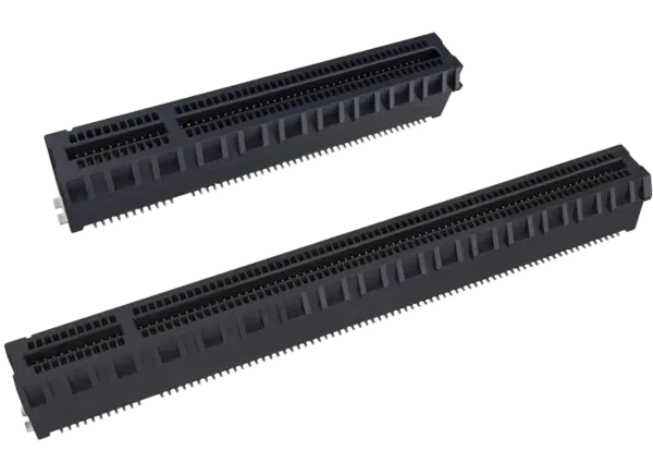 安费诺FCI PCI Express (PCIe) Gen 6卡边缘连接器的介绍、特性、及应用