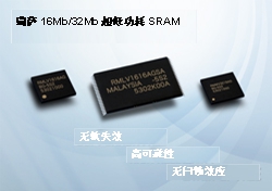 瑞萨电子推出16Mb/32Mb超低功耗SRAM