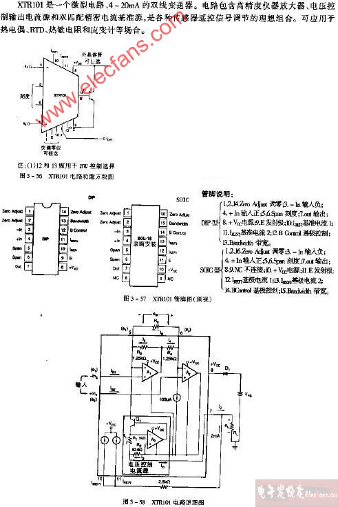 XTR101管脚图