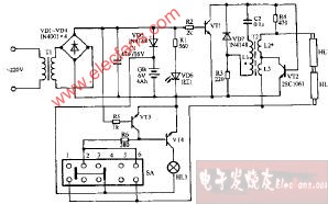 日立双管应急荧光灯电路图