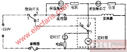 美的CFXB40-4 CFXB50-4豪华定时自动电饭锅电路