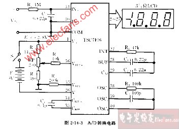 DT809C+、CM3920型AD转换电路图