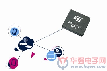 ST推出可支持DOCSIS 3.0标准的线缆调制解调器芯片