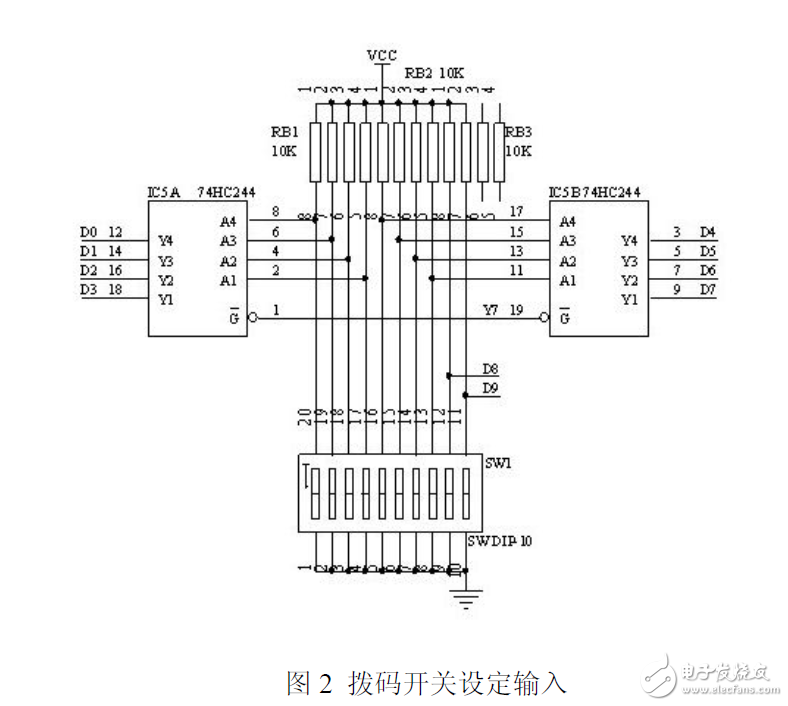 ATmega128的16路遥控单元电路分析