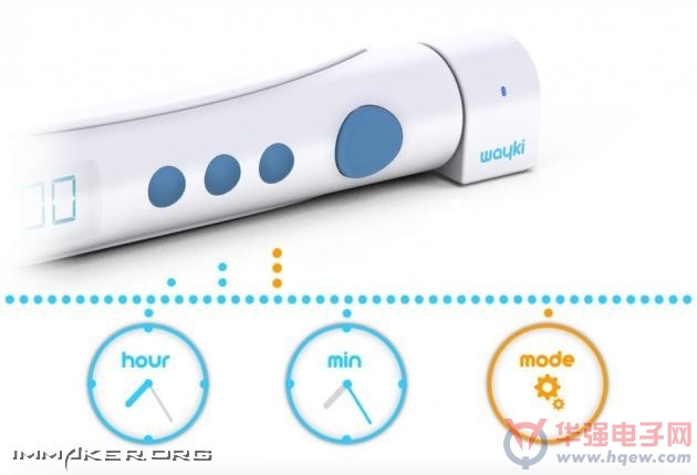 Wayki闹钟牙刷:不好好刷牙就一直响