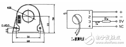 CHB100 外型和连接图
