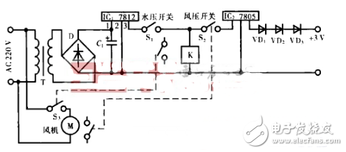 强排式热水器脉冲点火器电源电路-IC交易网