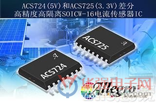 Allegro推出新款高精度、高隔离差分电流传感器 IC