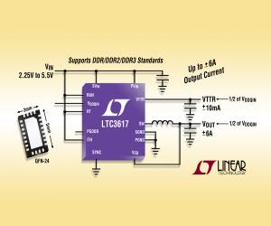 凌力尔特推出高效率、单片同步降压型开关稳压器 LTC3617