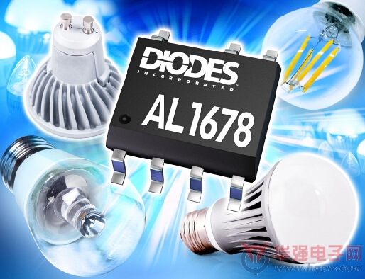 Diodes推出高效率单绕组电感 500V降压LED驱动器