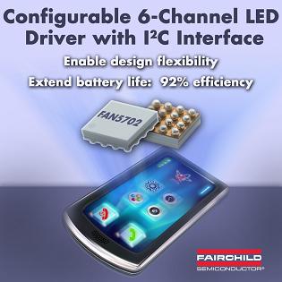 Fairchild发布手机用LED驱动器FAN5701和FAN5702(电子工程专辑)